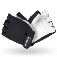 Fitness rukavice Basic 250 - bílé/černé 