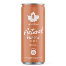 Natural Energy Drink 330 ml - peach 