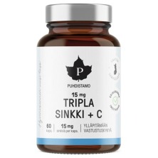 Triple Zinc 15mg + Vitamin C  60 kapslí 