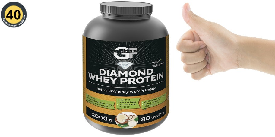 Diamond whey – proteinové pohlazení od GF nutrition