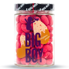 Big Boy Raspberry passion - Mandle a kešu v bílé čokoládě s malinovým prachem 300 g 
