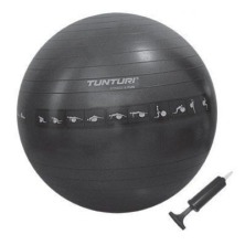 Gymnastický míč TUNTURI zesílený 65 cm - černý 