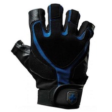 Fitness rukavice 126 bez omotávky - černo-modré 