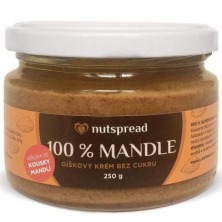 100% Mandlové máslo crunchy 250g 