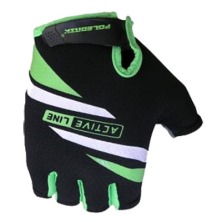 Cyklistické rukavice Active - zelené 