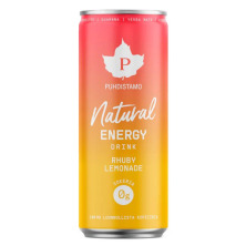 Natural Energy Drink 330 ml - rhuby lemonade 