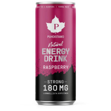 Natural Energy Drink Strong 330 ml - malina 