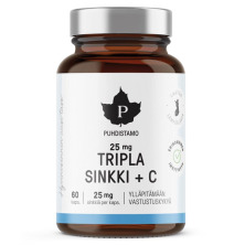 Triple Zinc 25 mg + Vitamin C  60 kapslí 