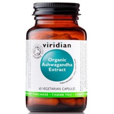 Organic Ashwagandha Extract 60 kapslí 