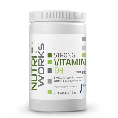Strong Vitamin D3 2000iu  200 kapslí 