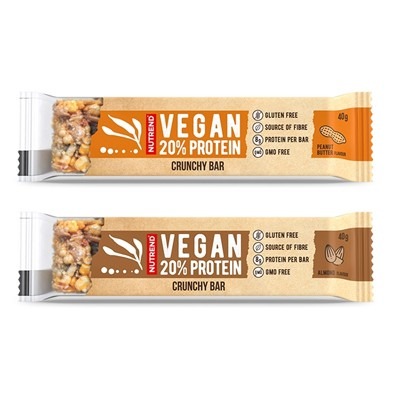 Vegan Protein Crunchy Bar  40 g - arašídové máslo 