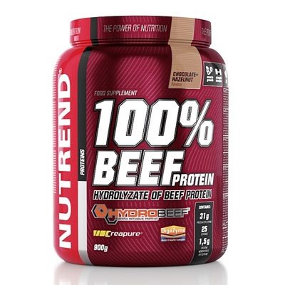 100% Beef Protein - 900g - čokoláda-lískový ořech 
