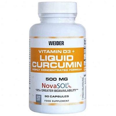 Curcumin Liquid + Vitamin D3  90 kapslí 