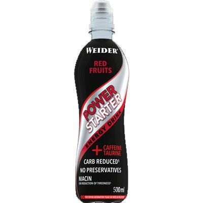 Power Starter Energy Drink 500 ml. - red fruits 